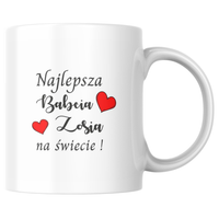 Prezent na dzień Babci Kubek z personalizowanym imieniem