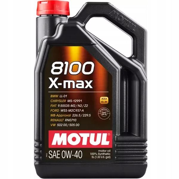 Motul 8100 X-Max 0W40 5L zdjęcie 1