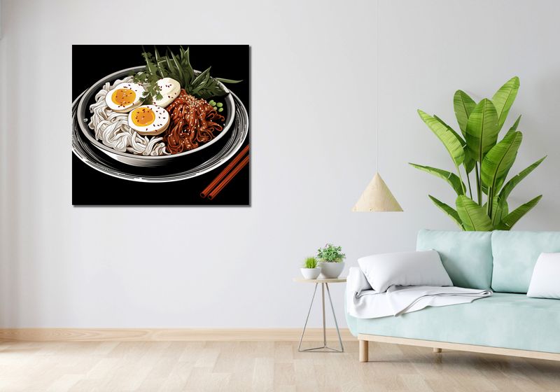 Obraz 100x90cm Ramen w Sztuce zdjęcie 2