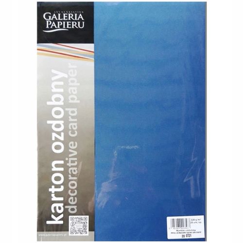 karton ozdobny millenium szafir. 220g/m2 (20) 8563 na Arena.pl