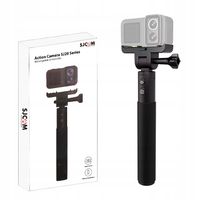 monopod + bateria 4800mah selfiestick do sjcam sj20 handheld charging combo