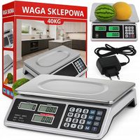 WAGA SKLEPOWA 40KG / 2g ELEKTRONICZNA KUCHENNA GASTRONOMICZNA