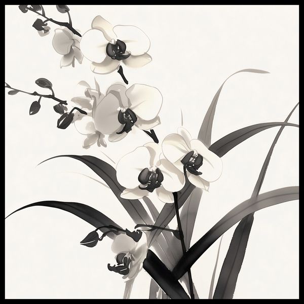 Plakat 90x90cm Orchidea zdjęcie 2