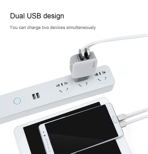BASEUS | ŁADOWARKA SIECIOWA LETOUR 2X USB 2.4A iPHONE GALAXY na Arena.pl