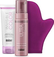 MineTan Zestaw Pianka Ultra Dark + Balsam Brązujący I Rękawica