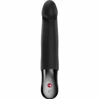 fun factory stronic real black - pulsator z funkcją ruchu  20 cm