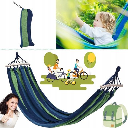 HAMAK OGRODOWY DWUOSOBOWY XXL 2 Osobowy Turystyczny Z DRĄŻKIEM DUŻY na Arena.pl