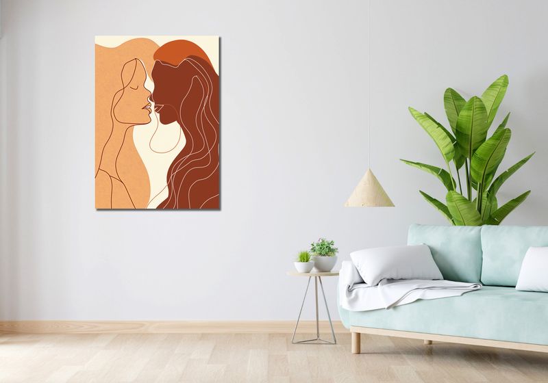 Obraz 70x100cm Zmysłowość Syntez zdjęcie 2