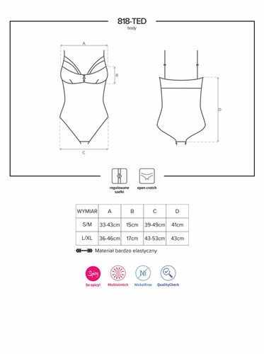 Bielizna-818-Ted-1 Body  S/M na Arena.pl