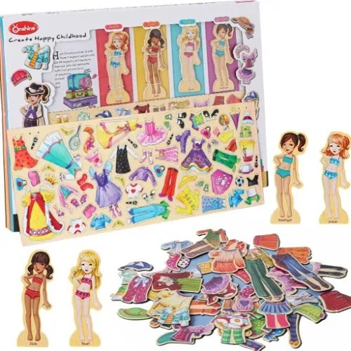 MAGNETYCZNA GRA UBIERANKA UKŁADANKA PUZZLE MONTESSORI na Arena.pl