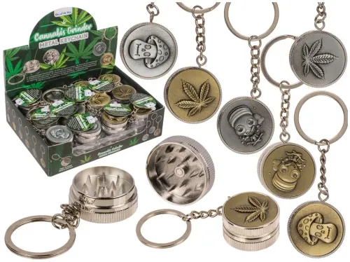 Brelok Młynek 2w1 - Praktyczny Metalowy Brelok z Młynkiem na Arena.pl