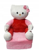 FOTEL PLUSZ ROZKŁADANY FOTELIK MASKOTKA DLA DZIECI