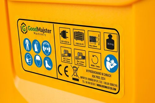 GRUBOŚCIÓWKA STRUG HEBLARKA WYRÓWNIARKA STRUGARKA GMM-HBG330 1500W na Arena.pl