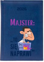 KALENDARZ A5 2026 DZIENNY terminarz Z NADRUKIEM UV MAJSTER TWÓJ NAPIS