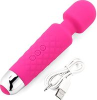 Iwand Pink/ Purple/ Black  Rechargeable Silicone Bodywand Massager