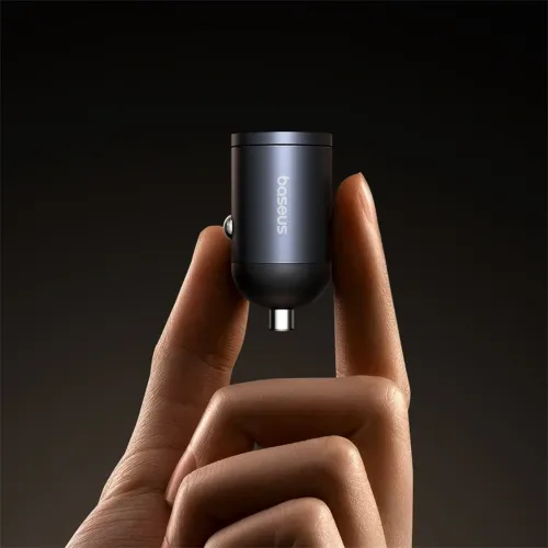 ładowarka samochodowa baseus tiny star 30w usb-a usb-c - czarna na Arena.pl