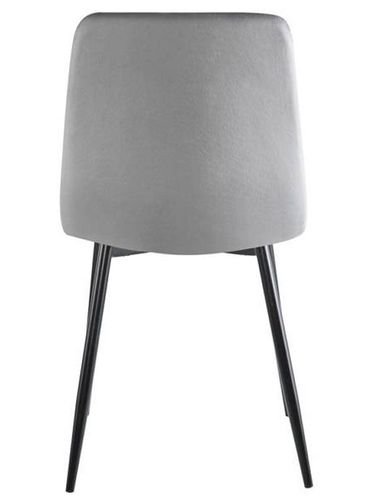Krzesło tapicerowane TRIO VELVET GREY na Arena.pl