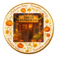 CIASTKO LUKROWANE AUTUMN SHOP ROZ.L KOŁO JESIEŃ RĘCZNIE ROBIONE