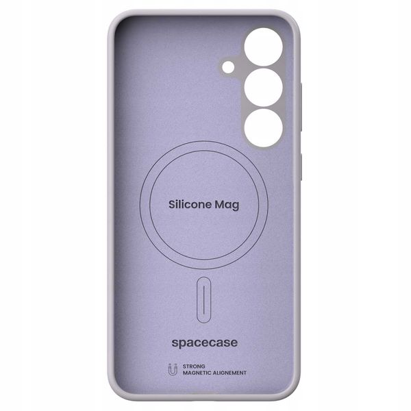 Spacecase Silicone Mag Galaxy S25+ Light Purple zdjęcie 4