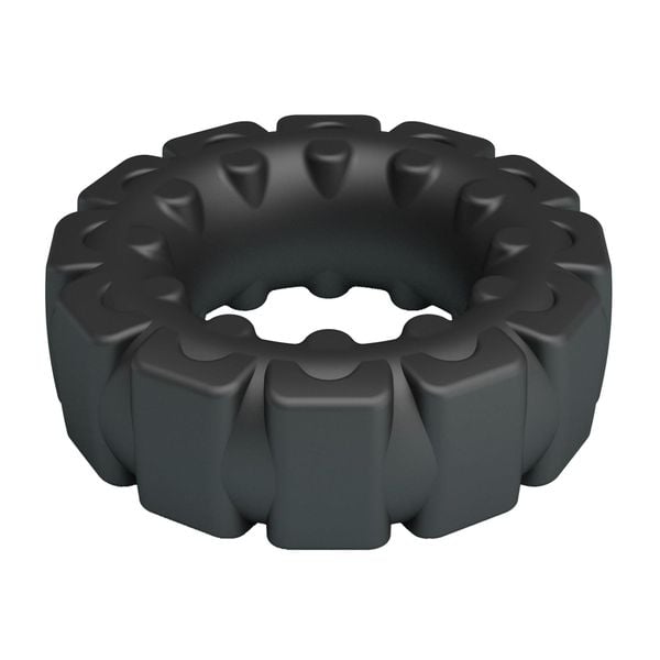 Crazy Bull Laiden Super Soft Silicone Cock Ring – Black zdjęcie 4