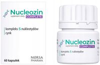 NUCLEOZIN COMPLETE kompleks 5 nukleotyd cynk OPDORNOŚĆ Norsa Pharma 60 kaps