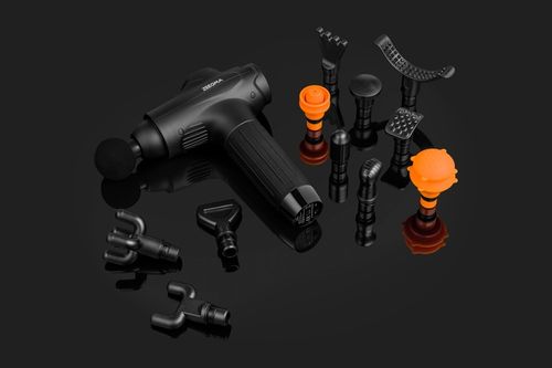 PISTOLET DO MASAŻU MASAŻER DO PLECÓW 12KOŃCÓWEK + WALIZKA + WOREK PREZENT na Arena.pl