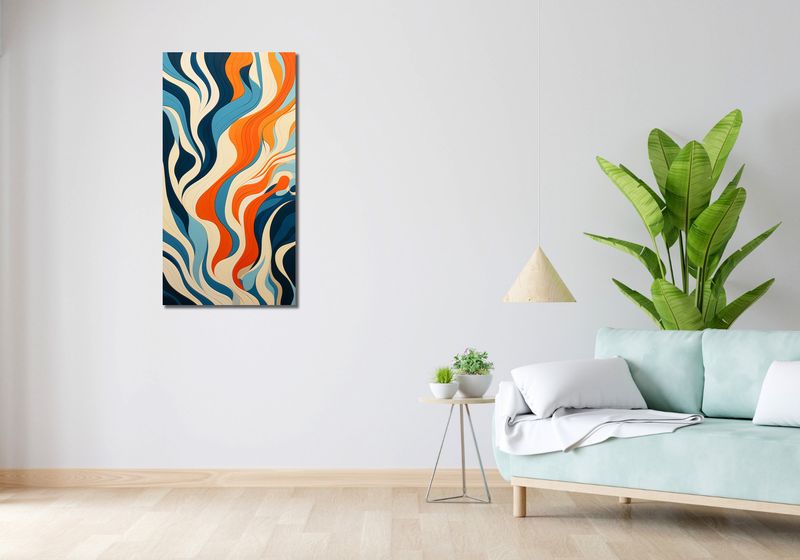 Obraz 50x100cm Oceaniczne Fale zdjęcie 2