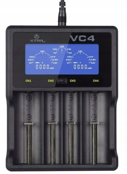 ŁADOWARKA DO AKUMULATORÓW 18650 26650 XTAR VC4 LCD zdjęcie 4