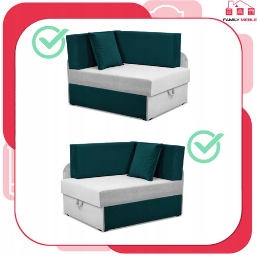 Narożnik dziecięcy Denis Duo rozkładany pojemnik łóżko dzieci materac kubuś na Arena.pl