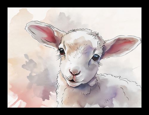 Plakat 20x15cm Mała Owieczka na Arena.pl