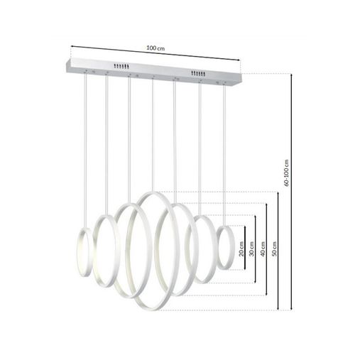 LAMPA WISZĄCA VERTIGO 96W LED na Arena.pl