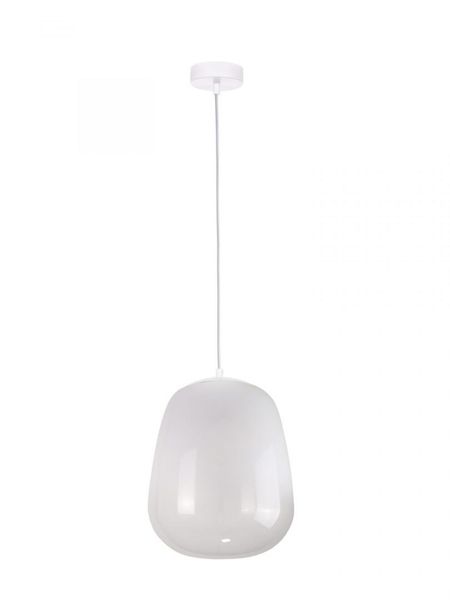 Lampa wisząca 1xE27 SMOKY WHITE zdjęcie 1