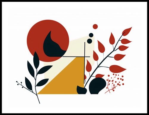 Plakat 80x60cm Ogień i Flora na Arena.pl