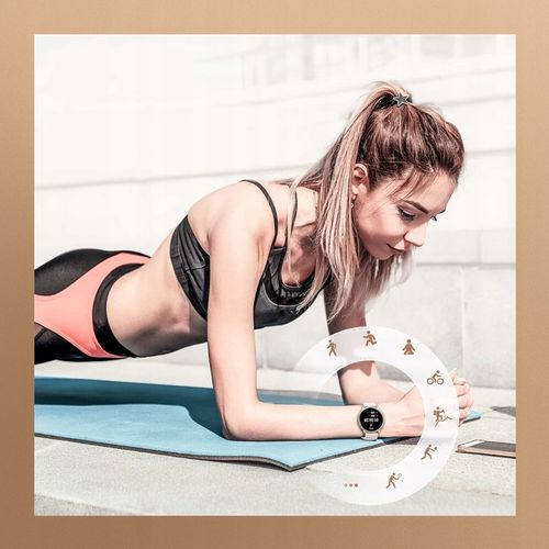 SMARTWATCH ZEGAREK DAMSKI MENU POLSKIE FUNKCJA DZWONIENIA SMART WATCH PULS na Arena.pl