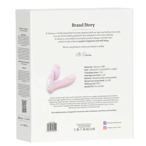 Silicone vibrator 3 speeds, 6 frequencies Finger function, Heating + APP control na Arena.pl