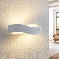 LAMPA SCIENNA LED KINKIET BIAŁY 6500K KREATYWNA LAMPKA NOCNA DO SALONU 18W
