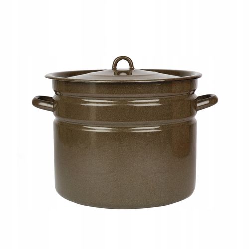 GARNEK EMALIOWANY POWDILAK 20 L Z POKRYWKĄ DO GOTOWANIA POTRAW PRZETWORÓW na Arena.pl