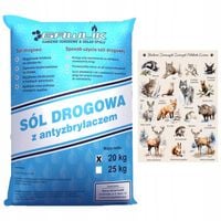 SÓL DROGOWA 20 kg CHLOREK SODU Antyzbrylacz SKUTECZNA SÓL NA DROGI