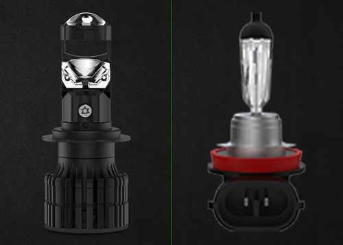 ŻARÓWKI LED H7 FATEEYE PROJECTOR 100% IDEALNE ODCIĘCIE SOCZEWKA FISHEYE na Arena.pl