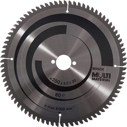 BOSCH TARCZA PILARSKA MULTI MATERIAL 250x30 Z80 na Arena.pl