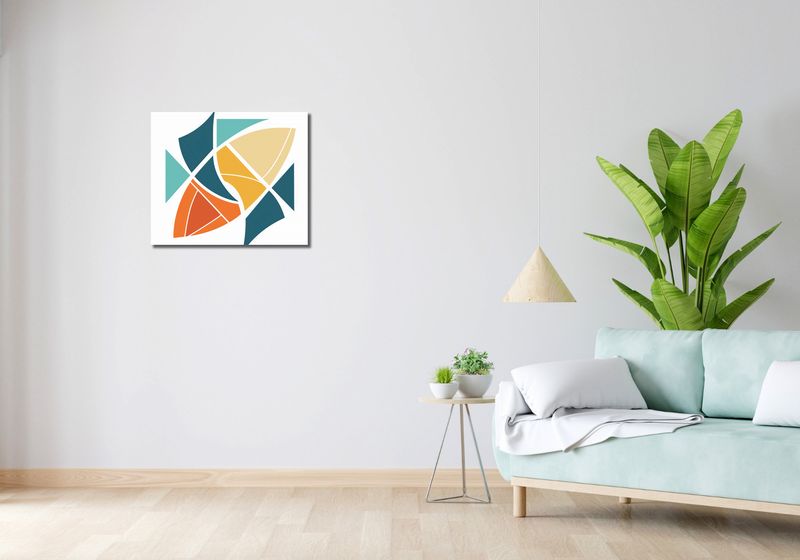 Obraz 60x50cm Geometria Wiatru zdjęcie 2