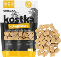 UNISZKI KOSTKA KOLAGENOWA stawy apetyt naturalny gryzak przysmak psa 100g