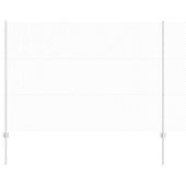 Ogrodzenie z słupkami Srebrny 1.5 x 25 m Stal