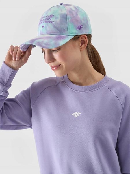 CZAPKA Z DASZKIEM 4F DZIECIĘCA DZIEWCZĘCA BEJSBOLÓWKA BAWEŁNA UNIWERSALNA zdjęcie 4