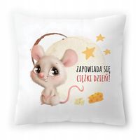 Poduszka Myszki Na Urodziny Na Prezent Z Nadrukiem Ze Zdjęciem