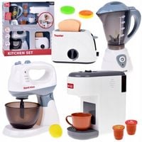 Duży zestaw małe AGD do zabawy mikser toster blender ekspres ZA5577