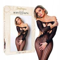 Bodystocking z otworami na piersi i pupę. One size