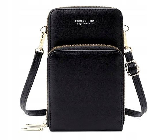 Damska Torebka Na Telefon Mini Portfel Listonoszka zdjęcie 16