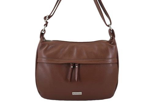 Pojemna torebka na ramię z kieszenią - Brązowa na Arena.pl