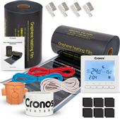 Zestaw Folia Grzewcza Ir Cronos Graphene 140W/M2 100Cm - 2M2 + Termostat 306
